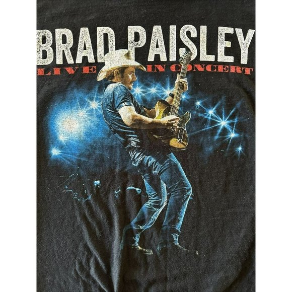 Brad Paisley Live In Concert T Shirt Size M - Picture 1 of 2